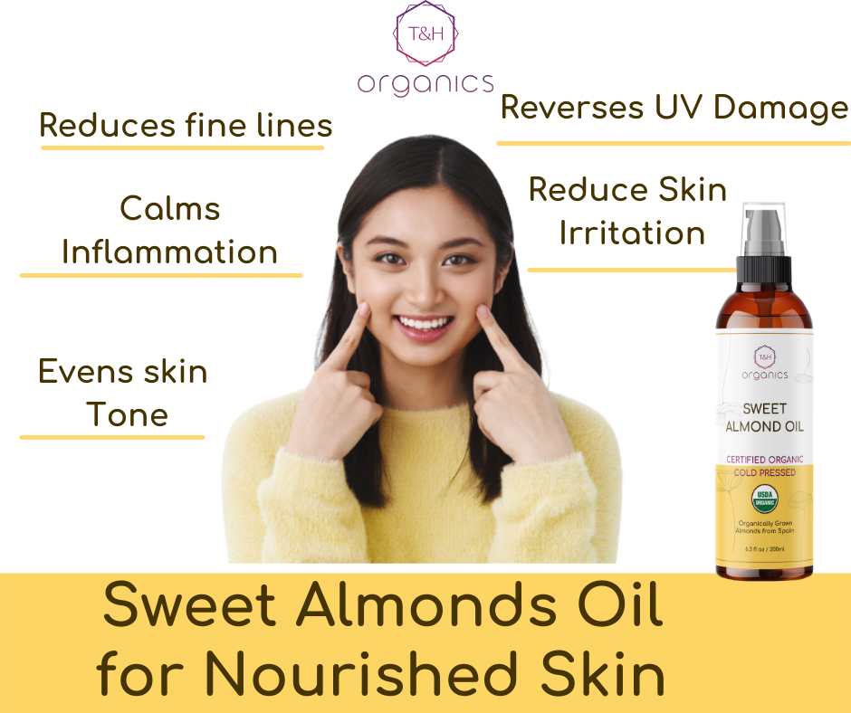 Sweet Almond oil for skin care