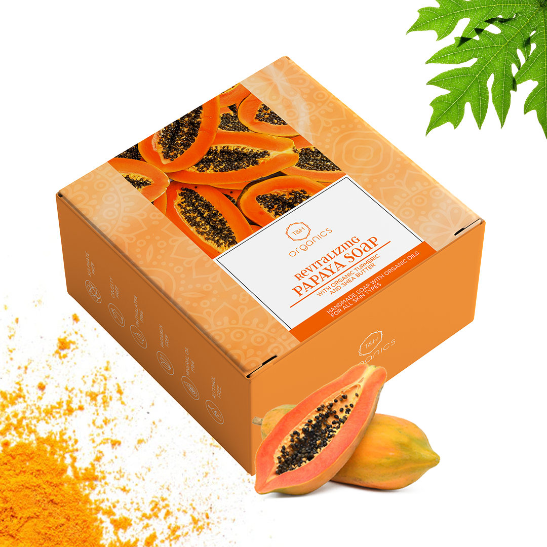 Turmeric, Papaya & Honey Face soap – YAWA & CO